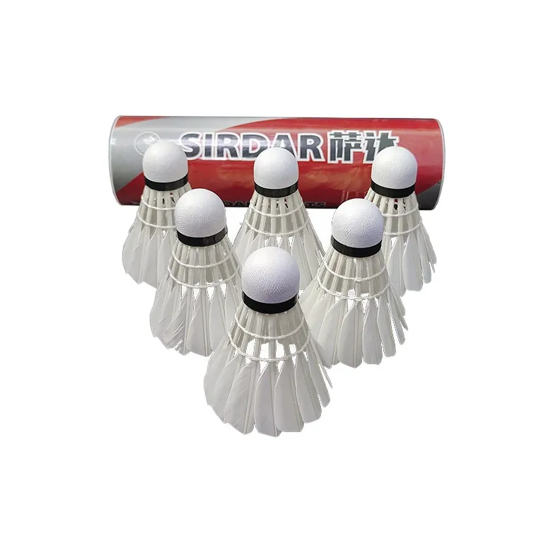 SIRDAR Goose Feather Shuttlecock 12 Pack 6 Pack Goose Feather Shuttlecocks-1