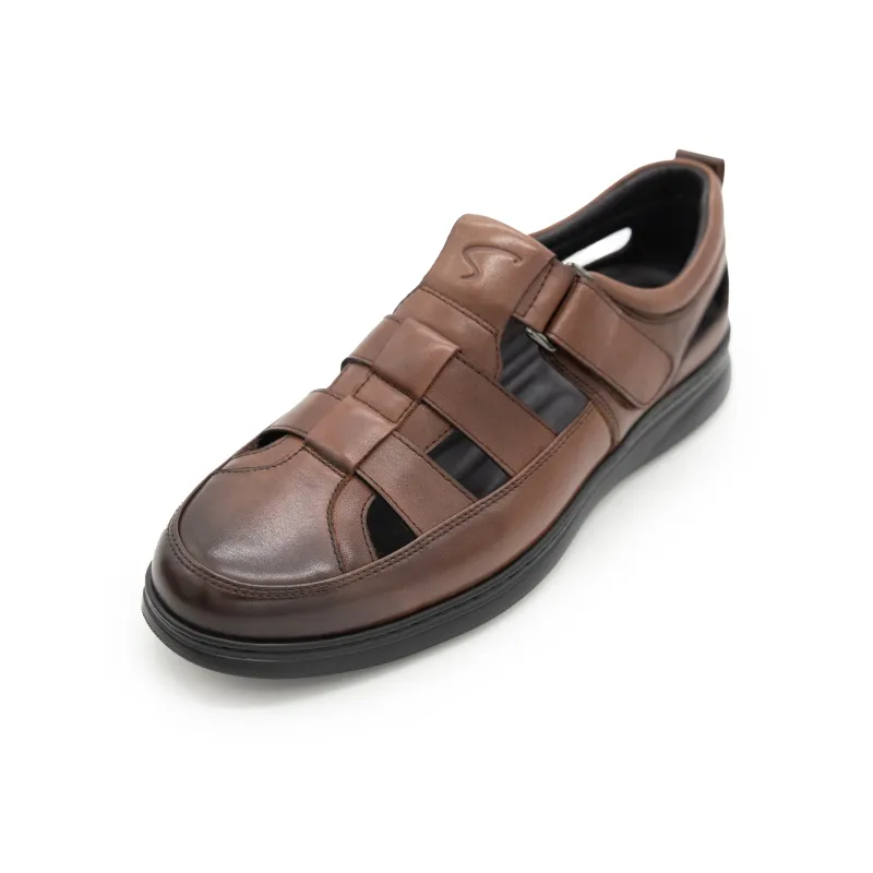 Satchi Beach Sandals Men's Brown-1