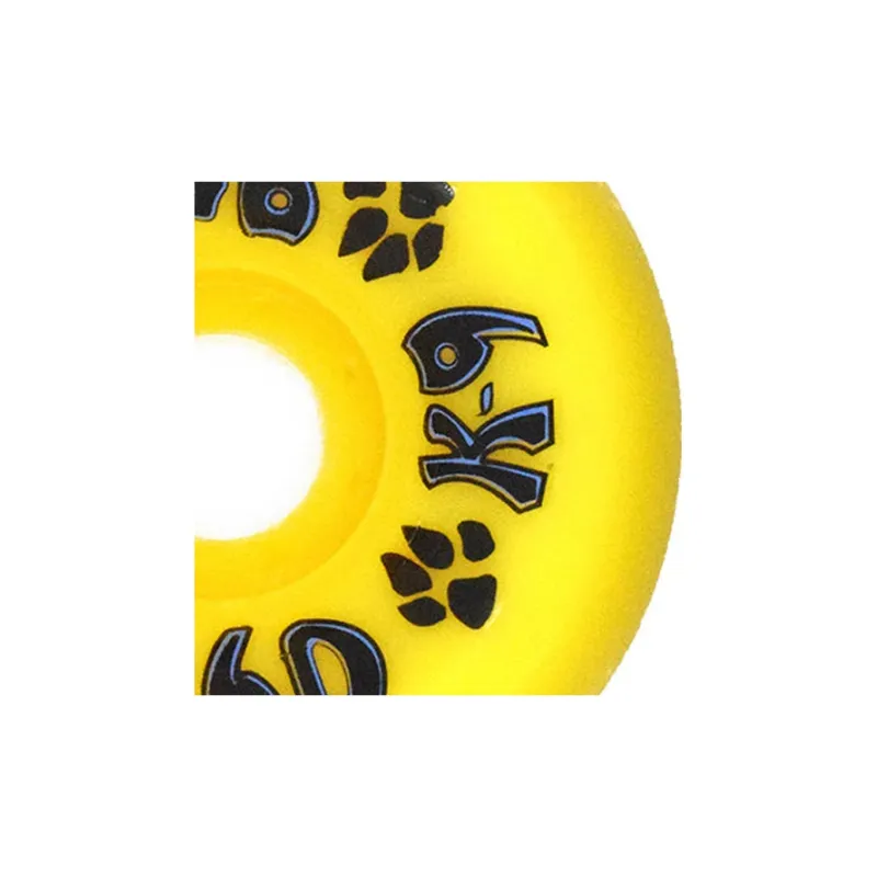 DOGTOWN Skateboard Wheels Land Surfboards 60mm X 95a-Yellow-1