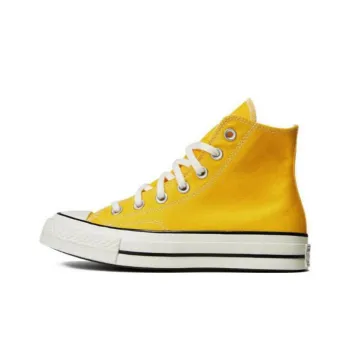 Converse 1970s Anti Slip Wear Resistant High Top Canvas Shoes Unisex Lemon