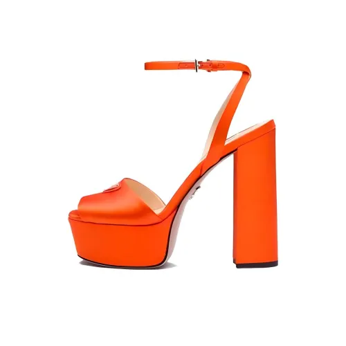PRADA Strap Sandals Women's Orange