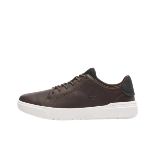 Timberland Anti-Slip Wear-Resistant Low-Top Casual Shoes Men's Dark Brown