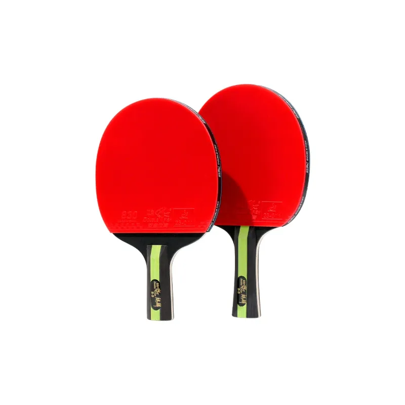 DOUBLEFISH Table Tennis Paddle Set Unisex Black/Red-3