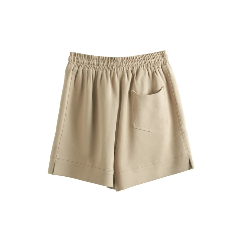 Olrain Casual Shorts Women's Khaki-1