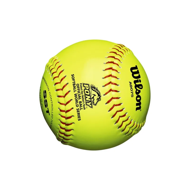 Wilson Baseball Leather Unisex Yellow-1