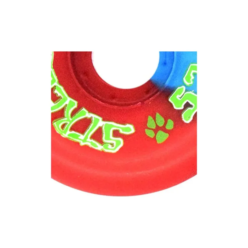 DOGTOWN Skateboard Wheels Land Surfboards 57mm X 97a-Red/Bright Blue 50/50-1
