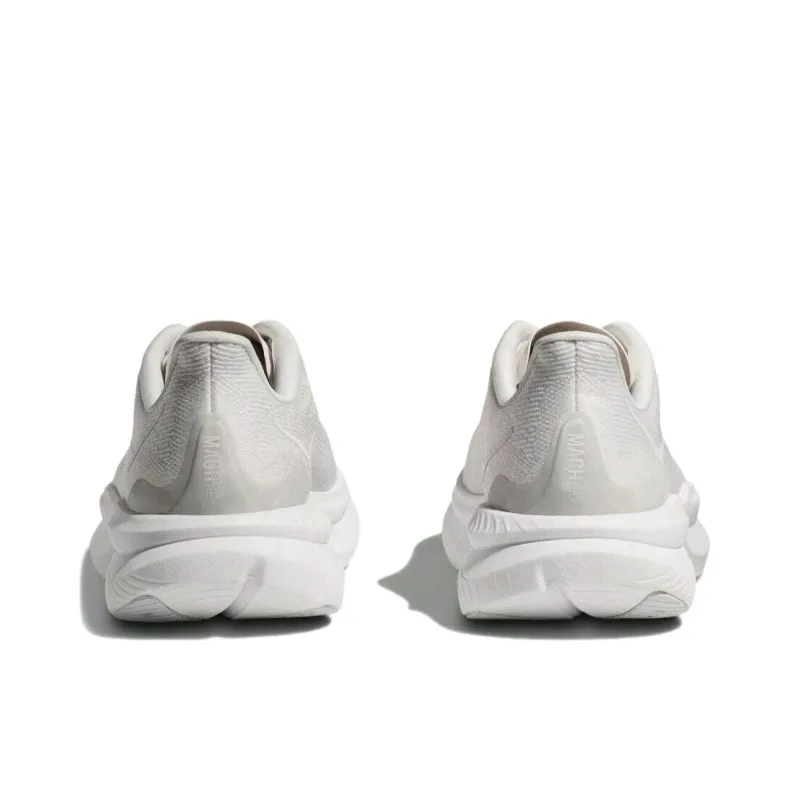 HOKA ONE ONE MACH 6 Anti Slip Wear Resistant Low Top Running Shoes Women's White-4