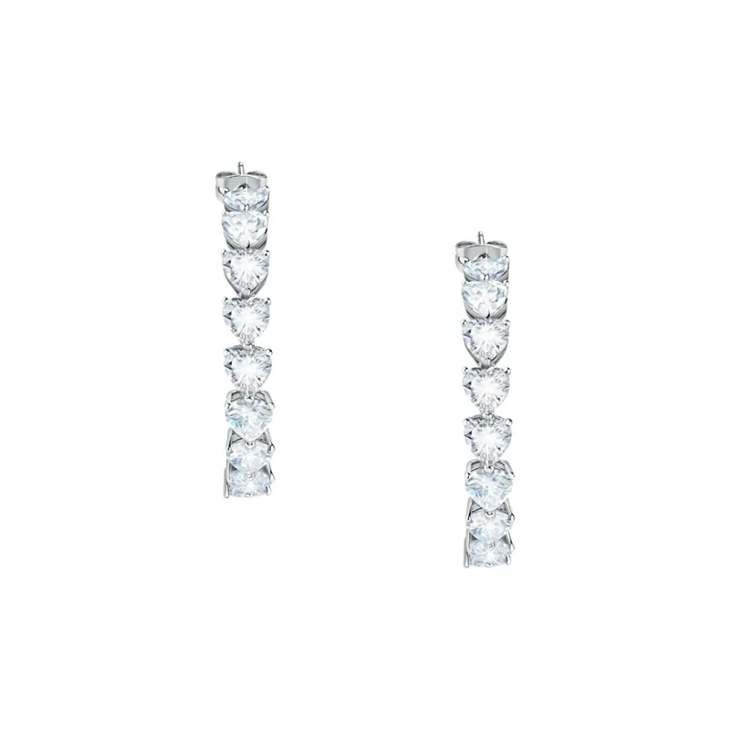 CHIARA FERRAGNI Zirconia Water 18K Gold Plated Italian Advanced Earrings Women's-2