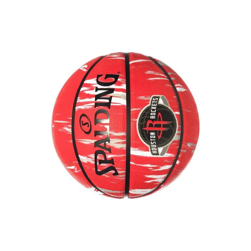 SPALDING Rubber Basketball Red White Size 7 Ball Training-2