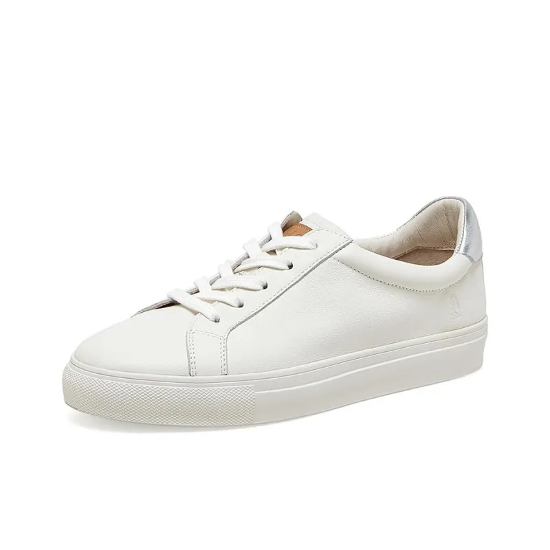 Hush Puppies Low-Top Skateboard Shoes Women's White-1