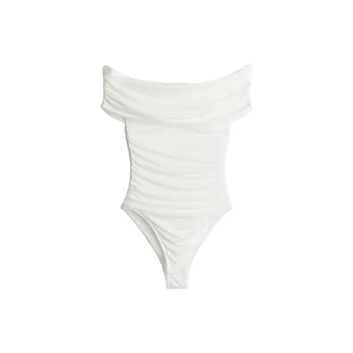 H&M Bodysuits Women's Cream White