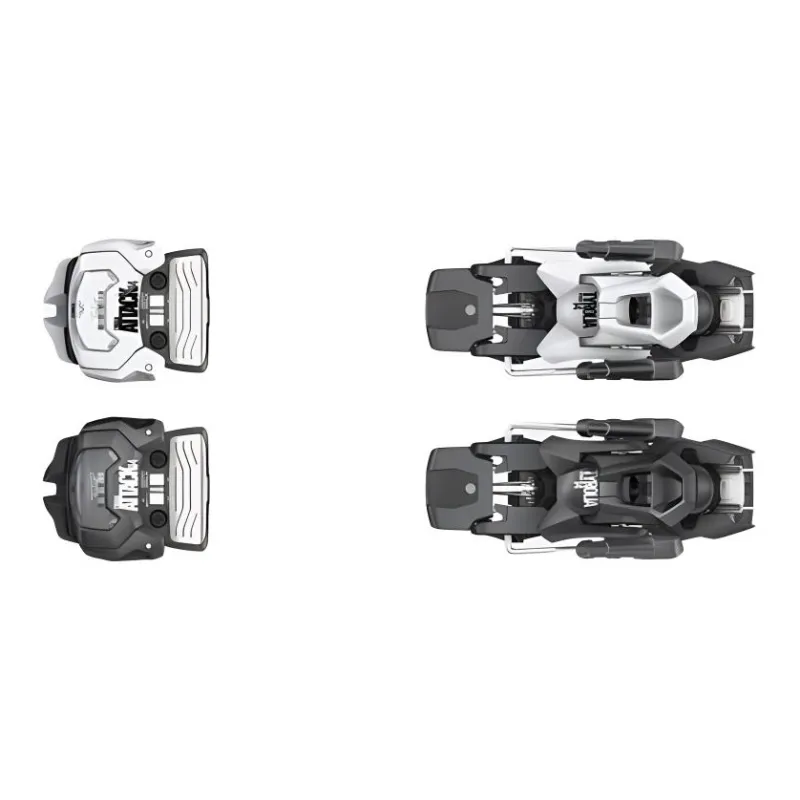 HEAD 95mm Single Snowboard Ski Bindings Unisex Black/White Mix-3