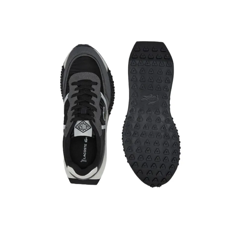 LACOSTE Slip Resistant Low Top Casual Shoes Men's Black-3