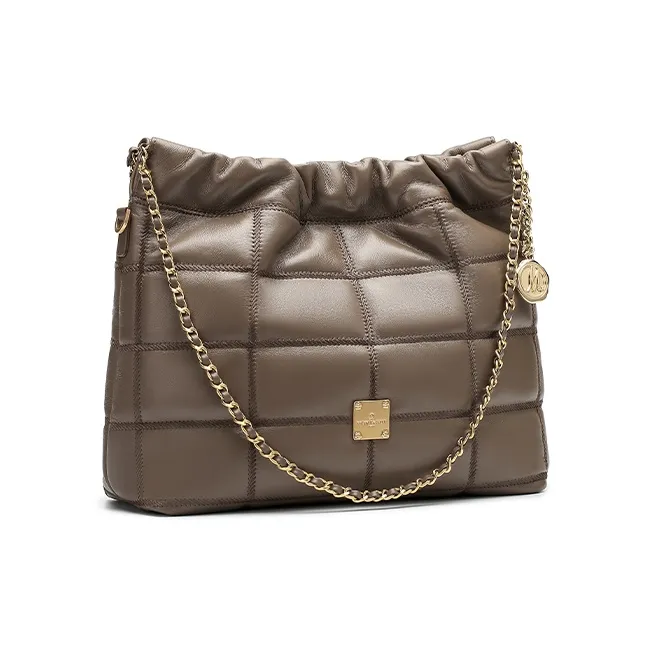 Montagut Sheepskin Shoulder Bag, Chain Bag, Underarm Hobo Bag Regular Women's Stone Gray/Acorn/Ice Coffee/Lilac-8