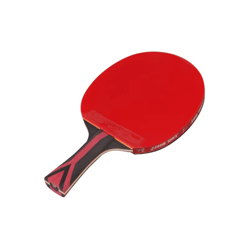 DHS Ping Pong Paddles Unisex Pure Wood, Aromatic Carbon, Sponge Red/Black-16