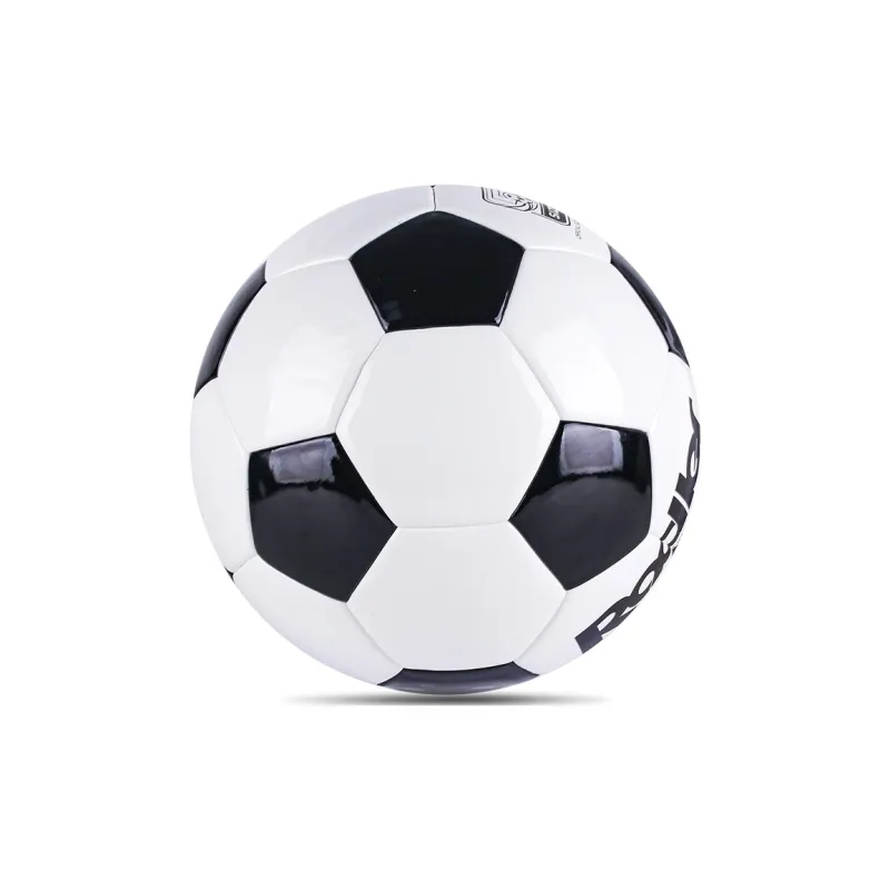 RADLER Size 4 Soccer PU Machine Stitched Soccer Ball Unisex Black White-3