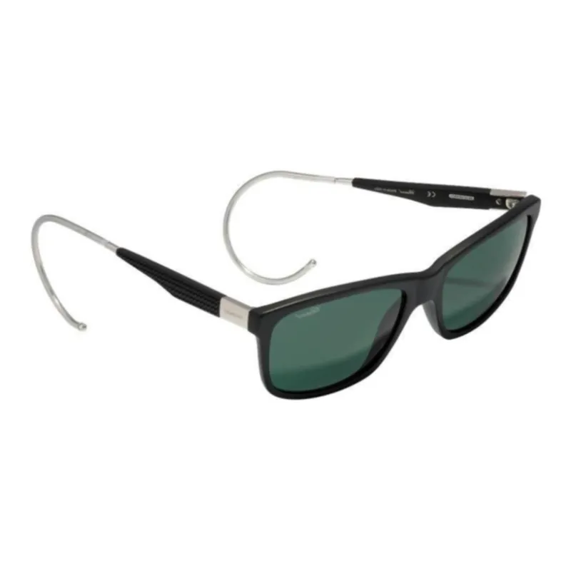 CHOPARD Acetate Glass Square Sunglasses Men's Black-1