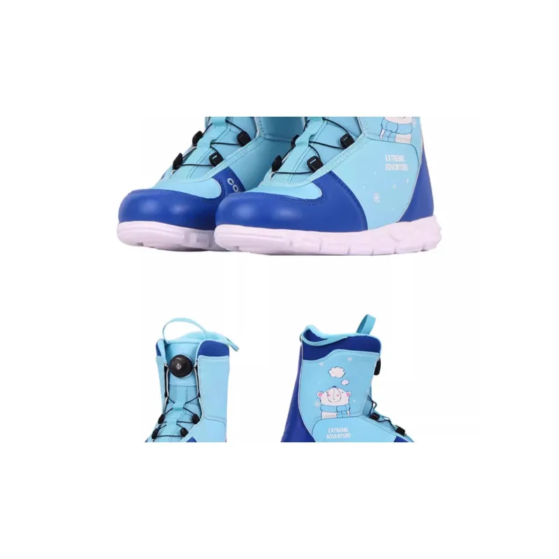 HITABAY Single Snowboard Ski Boots Kids'-3