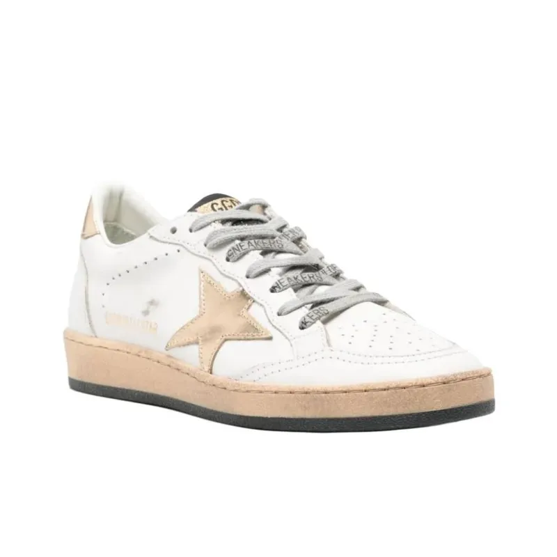 Golden Goose Ball Star Low Top Skateboard Shoes Women's White-2