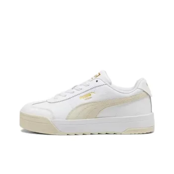 PUMA Roma Anti Slip Wear Resistant Low Top Casual Shoes Women's White