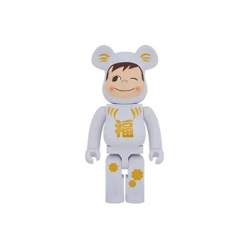 BE@RBRICK x FUJIYA 1000% Dharma White Trendy Figures 70cm