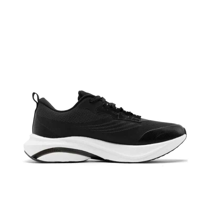 QIAODAN Rain Swallow 4.0 Running Shoes Men Low Top Black/Lightning Gray-1