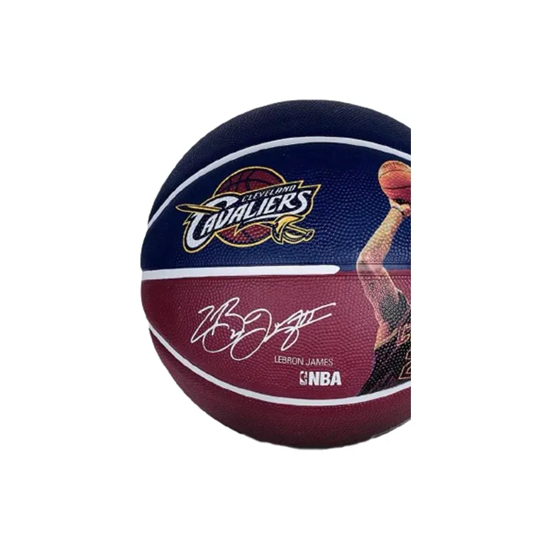 SPALDING PU Basketball Blue Red Size 7 Ball Training Unisex-4