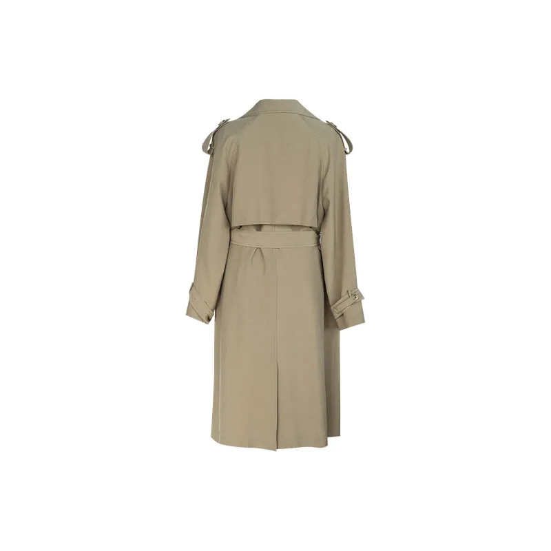 ROEYSHOUSE Trench Coat Women's Khaki-1