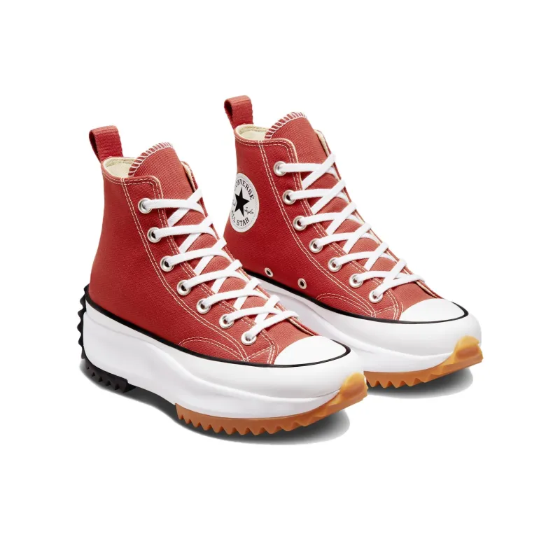 Converse Run Star Hike Anti Slip Wear Resistant High Top Canvas Shoes Men's Red-2