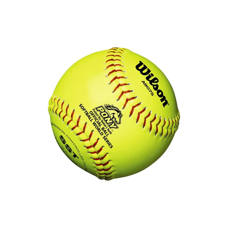 Wilson Baseball Leather Unisex Yellow-2