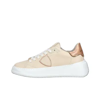 PHILIPPE MODEL Low Top Skateboard Shoes Women's Pink Nude