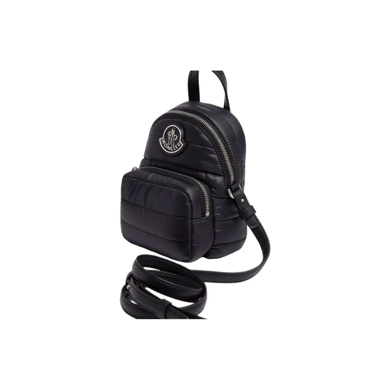 Moncler Kilia Nylon Shoulder Bag, Crossbody Bag Small Size Women's Black-2