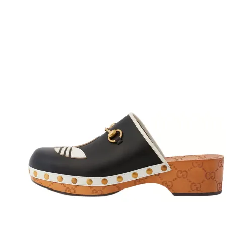 GUCCI Adidas X GUCCI Leather Clog Women's