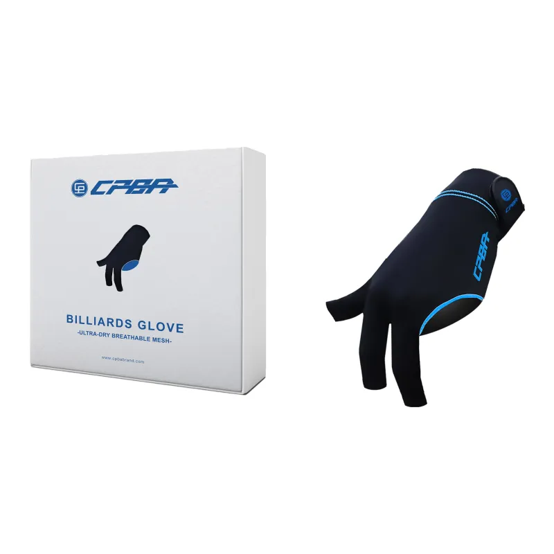 CPBA Billiards Three Finger Gloves Lycra Fabric XS S M L XL Unisex-1