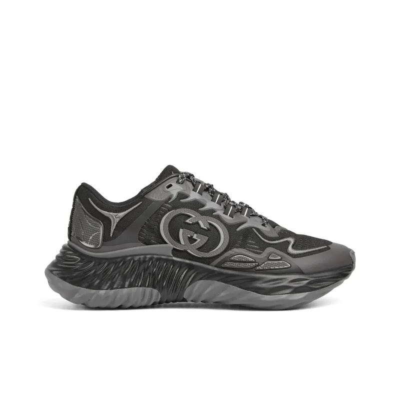 GUCCI Ripple Sneaker 'Black Grey'-1