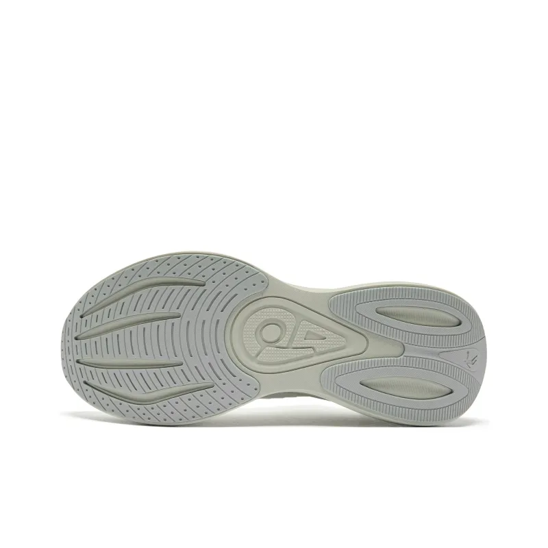 QIAODAN Rainwing 4.0 Warm Wear Resistant Slip Resistant Low Top Q LITESPEED Technology Running Shoes Men's White Green-4
