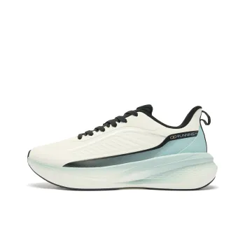 QIAODAN Rainwing 4.0 Anti Slip And Wear Resistant Warm Low Top Q LITESPEED Technology Running Shoes Men's White Green