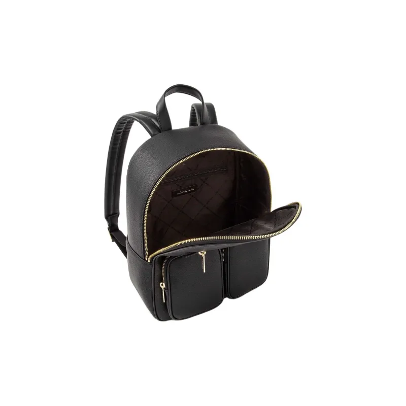 MICHAEL KORS Jet Set Item Cow Leather Backpack Medium Size Women's Black-2