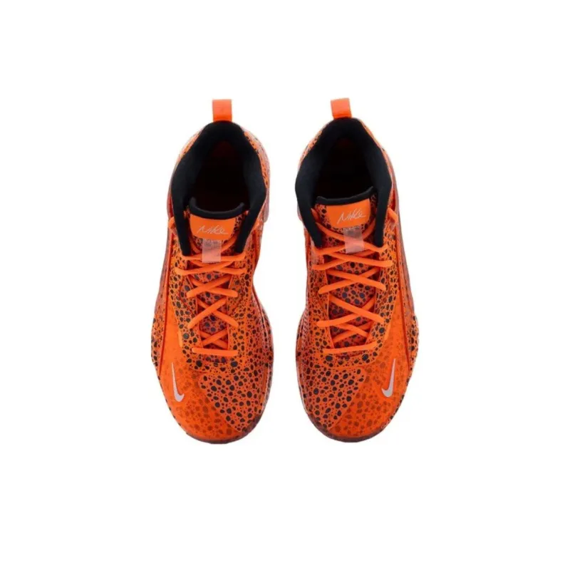 Nike React HyperSet Anti Slip Wear Resistant Mid Top Volleyball Shoes Men's Orange-4