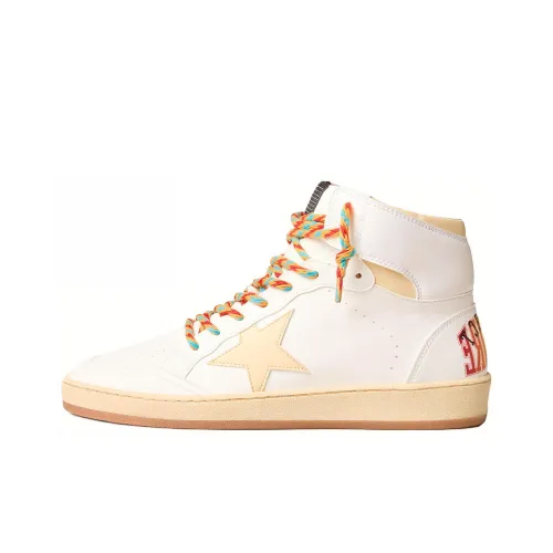 Golden Goose Sky-Star Skateboard Shoes Men High-Top White