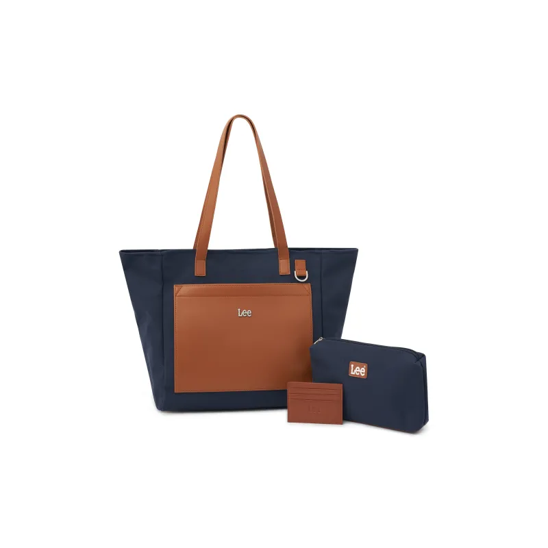 Lee Fabric Shoulder Bag Women's Dark Blue-0