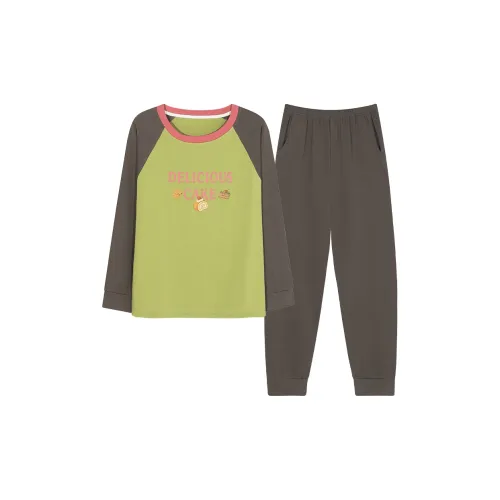 JinShaLa Pajama Set Women's Green