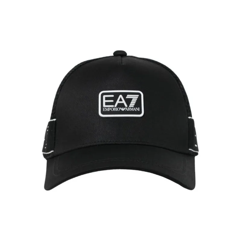ARMANI EXCHANGEAE Polyester, Cotton Baseball Caps Men's Black-0