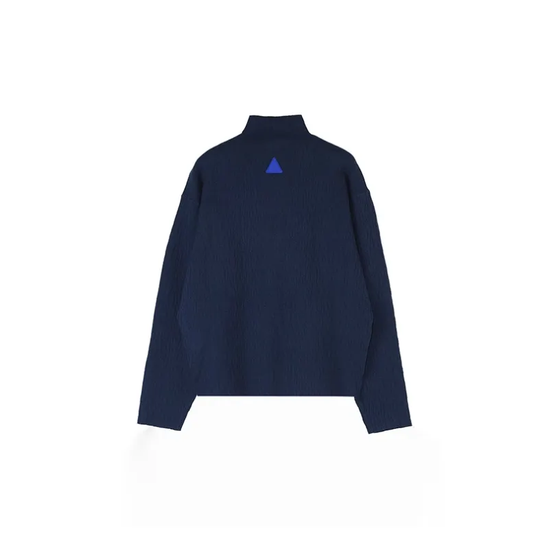 ROARINGWILD Small Turtleneck Texture Knitwear Unisex-10