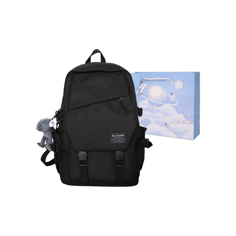 Duoluplo Doron Paul Nylon Fabric Backpack Regular Unisex Multicolor-1