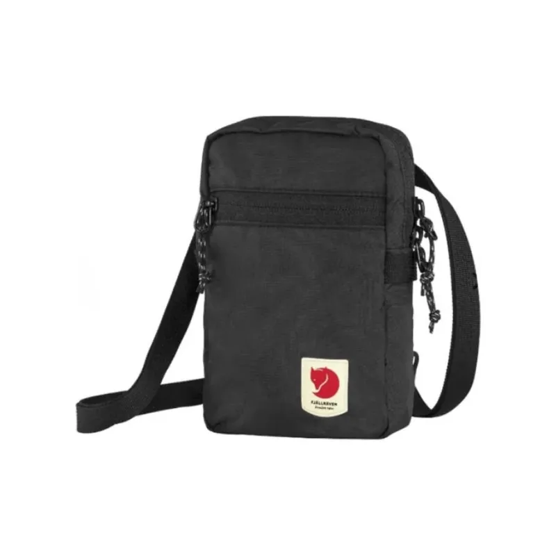 Fjallraven Nylon Sling Bag, Crossbody Bag, Shoulder Bag Unisex Black-2