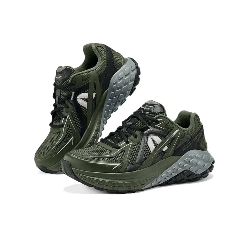 Skechers SPORT MENS Anti Slip Wear Resistant Low Top Basketball Shoes Men's Green-2