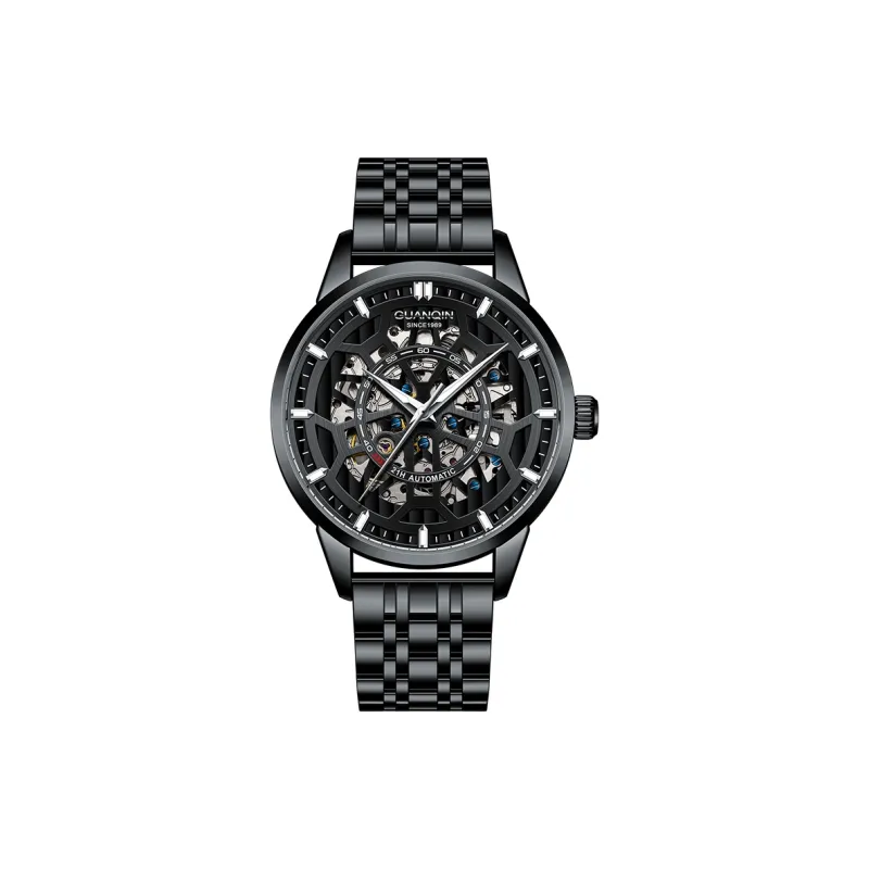 GUANQIN GJ16420 Automatic Mechanical Movement Watch Men's Watches White Dial-16