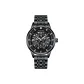 Black Case Black Dial Steel Band