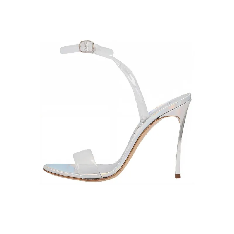 Casadei One Strap Sandals 11.5cm Women's White-0